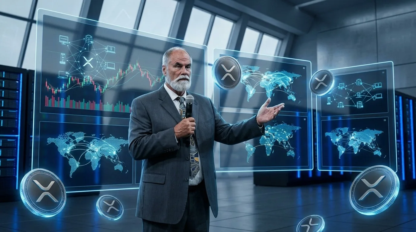 XRP AI ecosystem visualizing connected digital asset markets